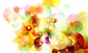 Abstract Autumn Sunshine Vector
